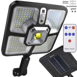 Svjetiljka solarna LED zidna sa senzorom i daljinskim Izoxis 22736